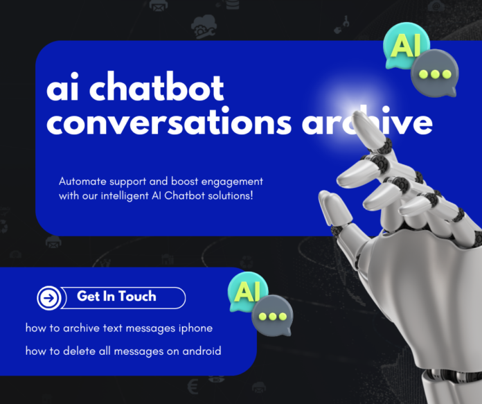 AI chatbot conversation archive