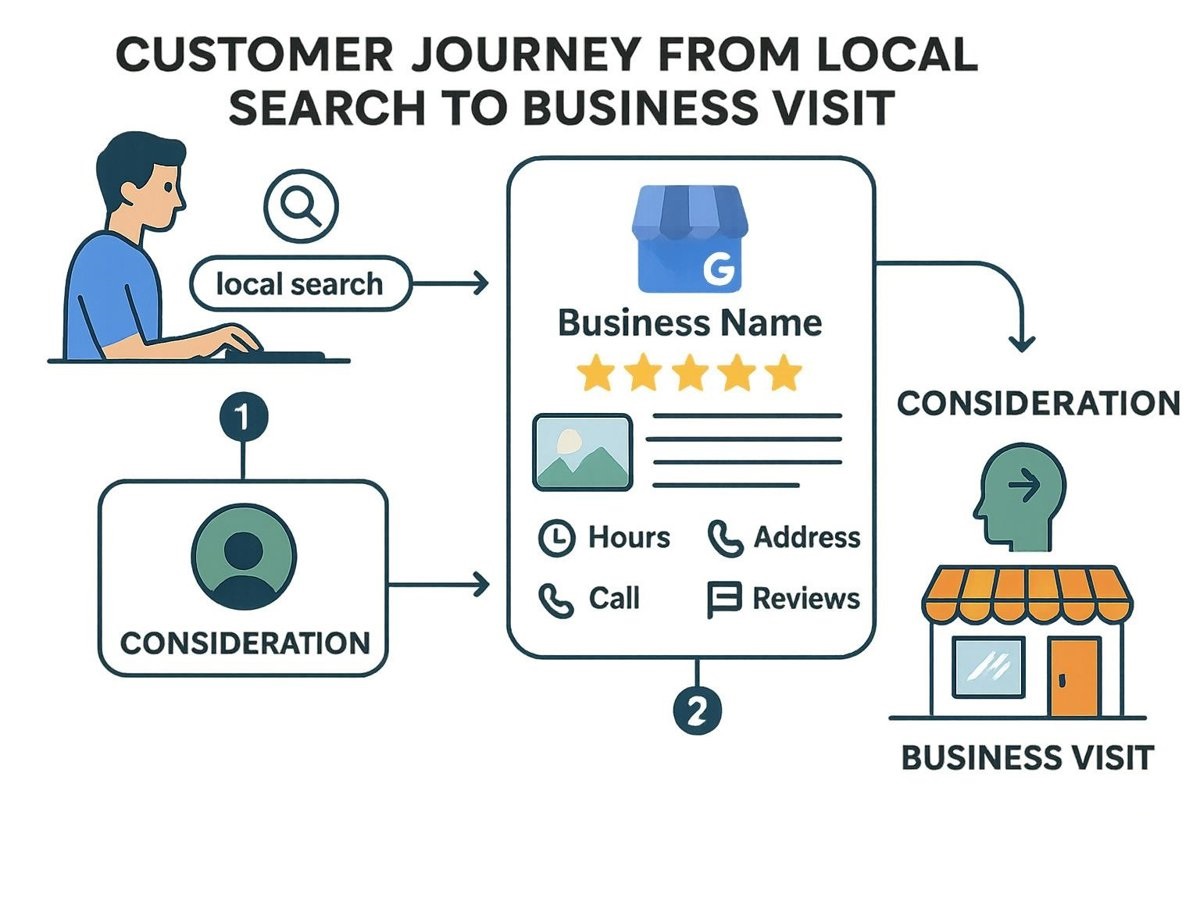 Guide to Local SEO 3 Local SEO process connecting customers with businesses